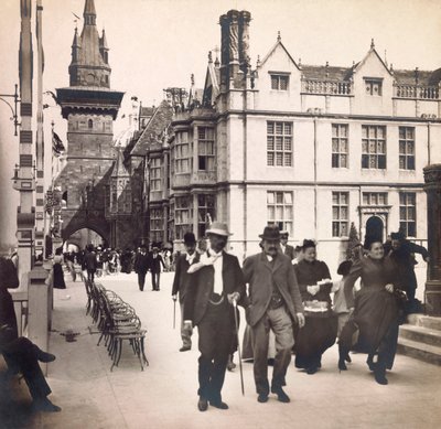 Exposition Universelle de 1900 à Paris : La rue des Nations - collection privée - Anonymous Anonymous