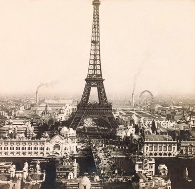 Exposition Universelle de 1900 à Paris : Vue panoramique du Champs de Mars - Collection privée - Anonymous Anonymous