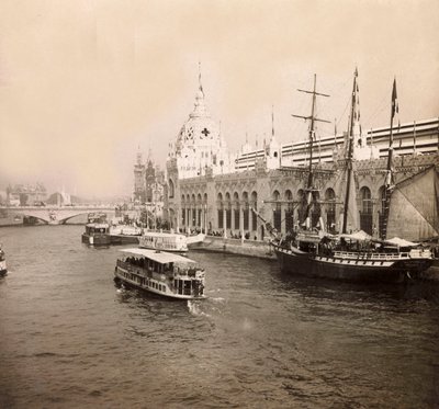Exposition Universelle de 1900 à Paris : Le palais des armées de terre et de mer - collection privée - Anonymous Anonymous