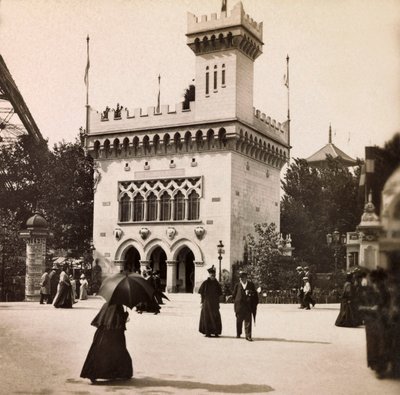 Exposition Universelle de 1900 à Paris : Le pavillon de Saint-Marin (collection privée) - Anonymous Anonymous