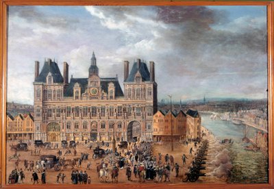 Vue de la place de Grève et de l