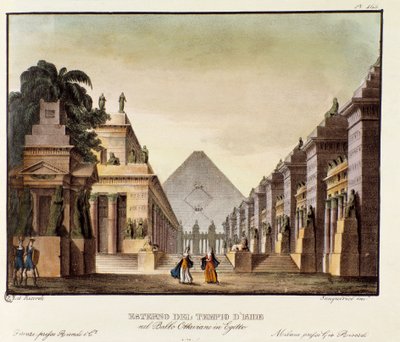 Vue du temple d
