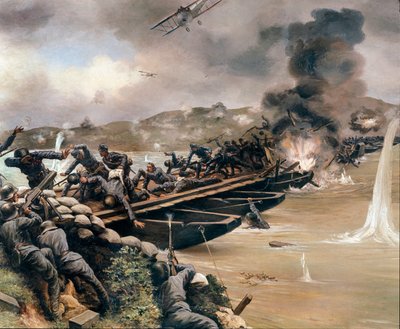 Première Guerre mondiale : Bataille de la rivière Piave ou Bataille du Solstice ou Bataille de la mi-juin, en juin 1918 - Anonymous Anonymous