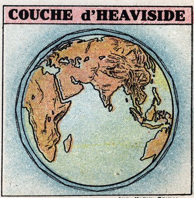 Télégraphie sans fil : couche de Heaviside, une couche de l