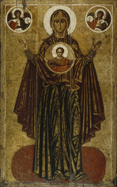 Notre-Dame de la Grande Panagia Orante - Anonymous Russian icon painter