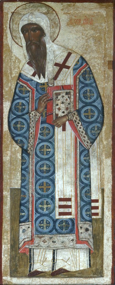 Saint Métropolite Alexis de Moscou, 16e siècle - Anonymous Russian icon painter