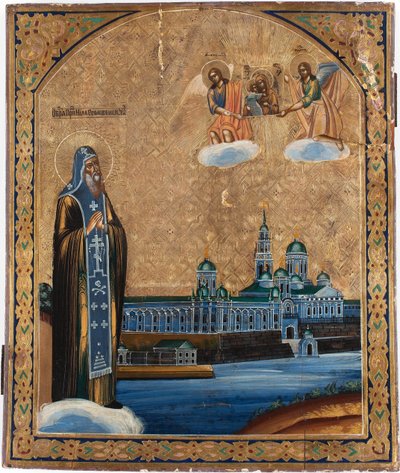 Saint Nil de Lac Seliger - Anonymous Russian icon painter