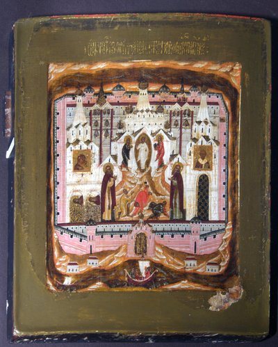 Saints Zosima et Savvatiy de Solovki, début du 17e siècle - Anonymous Russian icon painter