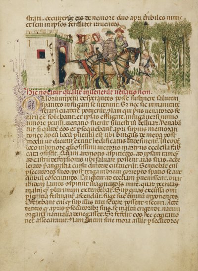 Aimo et Vermondo en route pour la chasse - Anovelo da Imbonate