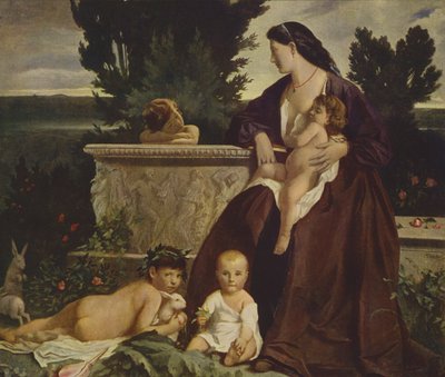 Bonheur de la mère - Anselm Feuerbach