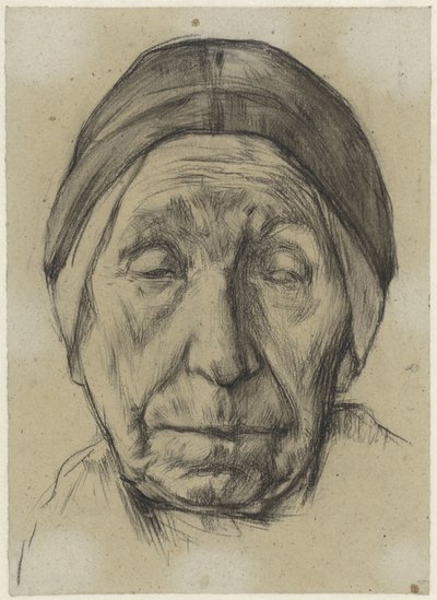 Tête de Jantien Klinker, de face - Anthon Gerhard Alexander van Rappard