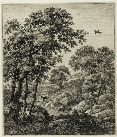 Elias dans le désert, extrait de Six paysages de l