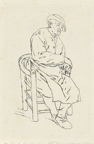 Homme assis dans un fauteuil - Anthonie Willem Hendrik Nolthenius de Man
