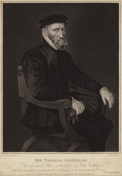 Portrait de Sir Thomas Gresham - Anthonis van Dashorst Mor