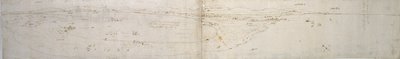 Esquisse de la lagune de Valence, la Albufera et la côte et campagne adjacentes - Anthonis van den Wyngaerde