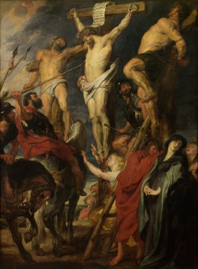 Le Christ en croix, "Le coup de lance". - Anthony van Dyck