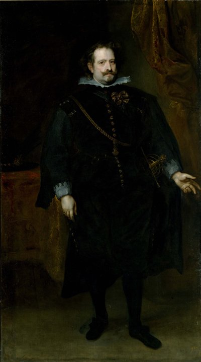 Diego Felipe de Guzmán, marquis de Leganés, vers 1634 - Anthony van Dyck
