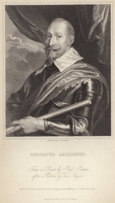 Gustave-Adolphe II de Suède - Anthony van Dyck