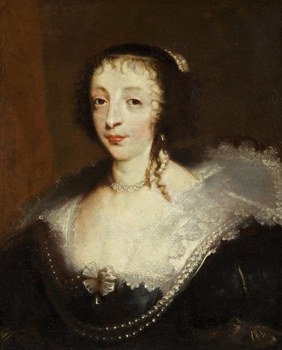 Henriette Marie, reine de Charles Ier, c.1630 - Anthony van Dyck