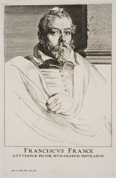 Portrait de Frans Francken - Anthony van Dyck
