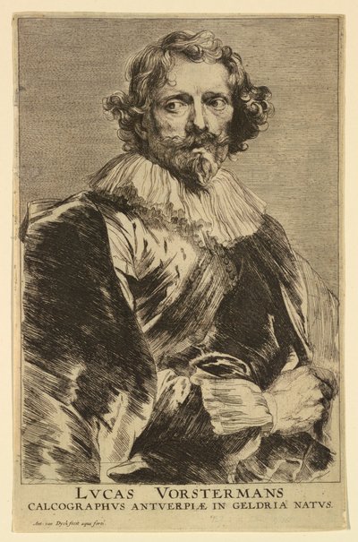 Portrait de Lucas Vorsterman I, de l
