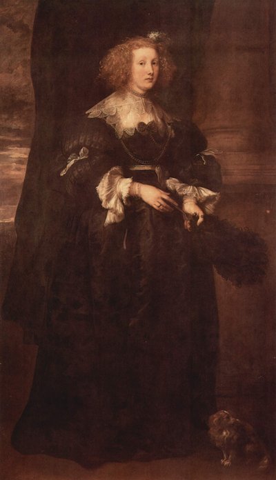 Portrait de Maria de Raet - Anthony van Dyck