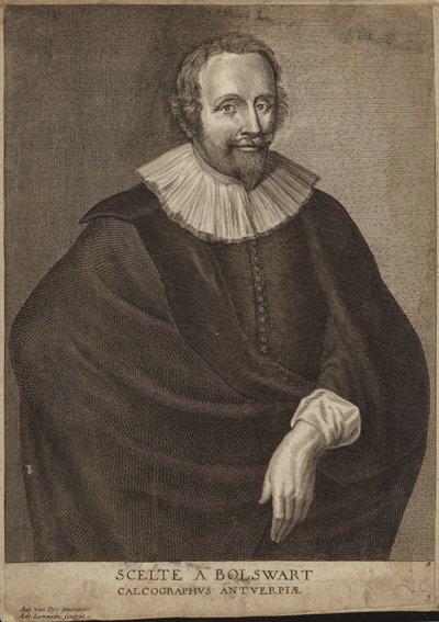 Portrait de Schelte a Bolswert - Anthony van Dyck