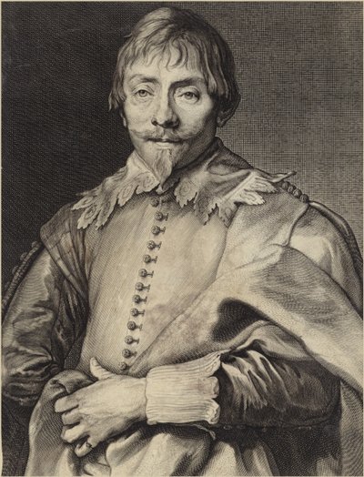 Portrait de Willem Hondius - Anthony van Dyck