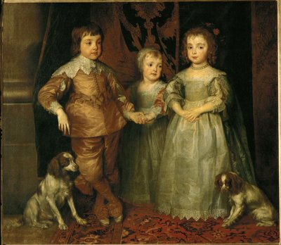 Portraits des trois enfants aînés de Charles Ier, roi d