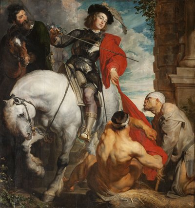 Saint Martin de Tours divisant son manteau - Anthony van Dyck