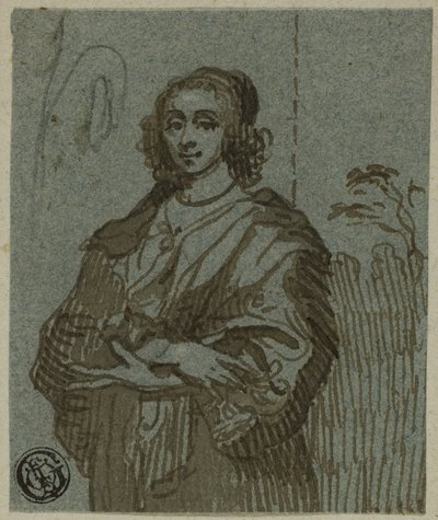 Femme aux trois quarts avec les bras croisés - Anthony van Dyck