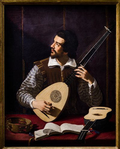 Joueur de théorbe - Antiveduto Gramatica