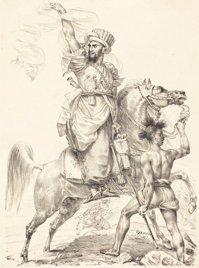 Le chef des mamelouks à cheval - Antoine-Jean Gros