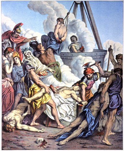 Martyr des Macchabées, milieu du 19e siècle (illustration) - Antoine (after) Dieu