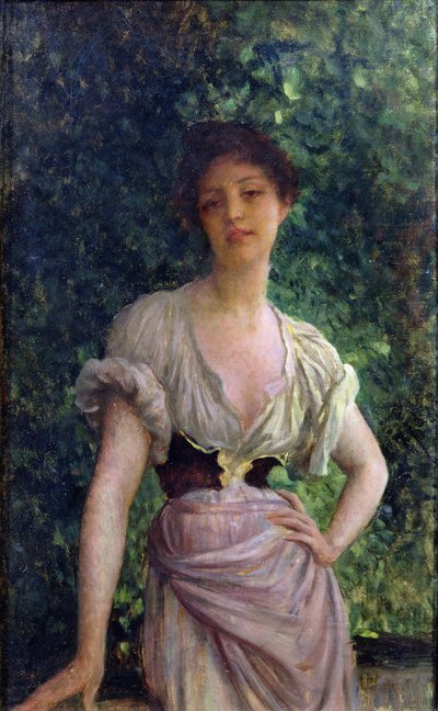 La Blanchisseuse - Antoine Auguste Ernest Herbert or Hebert