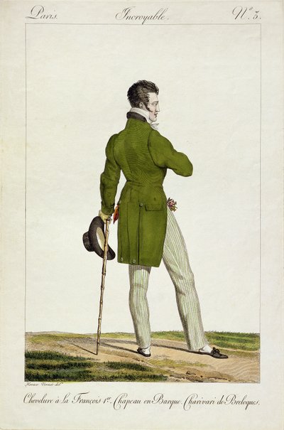 Un dandy avec une coiffure 
