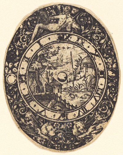 Paysage avec un obélisque - Antoine Jacquard