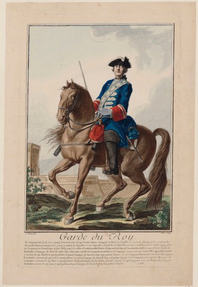 Garde du roi, 1756 - Antoine Jean De Fehrt