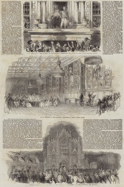 La visite de Sa Majesté en France - Antoine Leon Morel Fatio