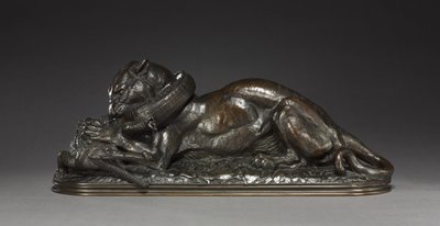 Tigre dévorant un gavial, 1831 - Antoine Louis Barye