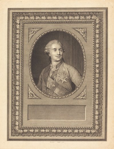 Louis XVI, roi de France - Antoine Louis Romanet after Joseph Siffred Duplessis