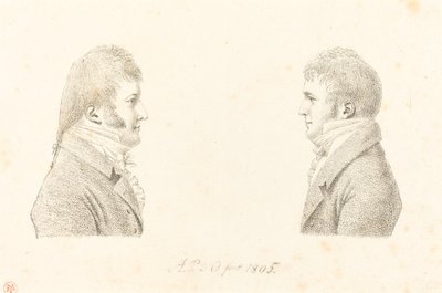 Autoportrait et le frère de l