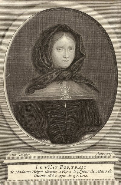 French: Portrait de Marie Helyot - Antoine Masson