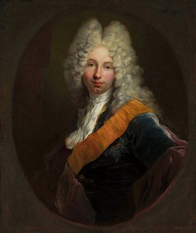 Polonais :  Friedrich Wilhelm Kettler (1692-1711) (Portret mężczyzny w peruce i z orderem Czarnego Orła0 Friedrich Wilhelm Kettler (1692-1711) (Portrait d