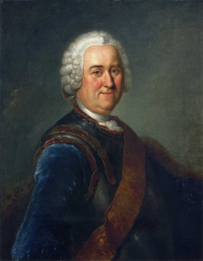 Portrait du maréchal James Keith - Antoine Pesne