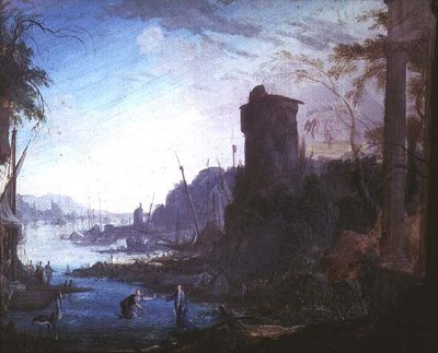 Un Port avec le Christ Commandant à Saint Pierre de Marcher sur l