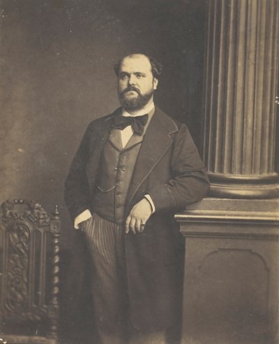 Sans titre Homme debout, de face, 1855-1869 - Antoine Samuel Adam Salomon