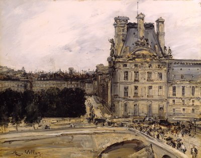 Un coin du Louvre - Antoine Vollon