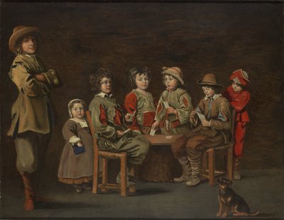 Les jeunes joueurs de cartes, 1643 - Antoine and Louis Le Nain
