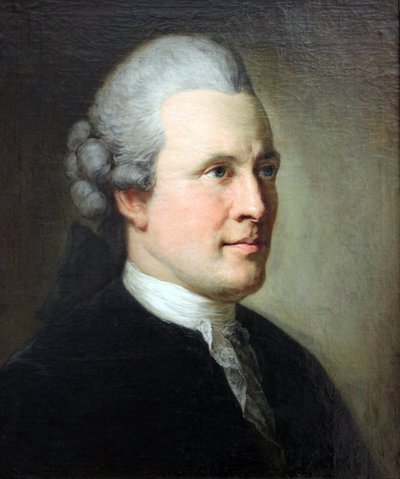 Portrait of Georg Ritter von Zimmermann - Anton Graff